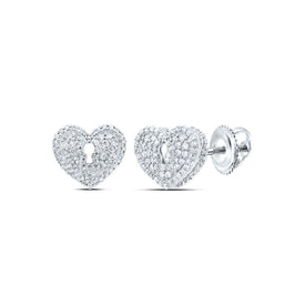 10K White Gold Diamond Earrings for Everyday Wear with Natural Sparkle - Splendid Jewellery