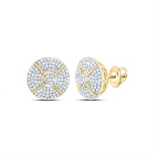 Load image into Gallery viewer, 10K Yellow Gold Diamond Stud Earrings with Natural Sparkle - Splendid Jewellery