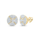 10K Yellow Gold Diamond Stud Earrings with Natural Sparkle - Splendid Jewellery
