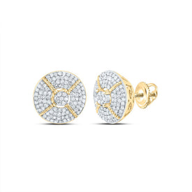 10K Yellow Gold Diamond Stud Earrings with Natural Sparkle - Splendid Jewellery