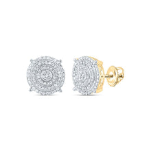 Load image into Gallery viewer, Diamond Earrings in 10K Yellow Gold with Fine Detail - Splendid Jewellery