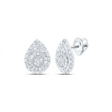 Load image into Gallery viewer, 10K White Gold Diamond Stud Earrings 1/4 Cttw Gift Edition - Splendid Jewellery
