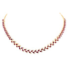 14K Yellow Gold Ruby Earrings Gift Edition - Splendid Jewellery