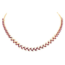 Load image into Gallery viewer, 14K Yellow Gold Ruby Earrings Gift Edition - Splendid Jewellery