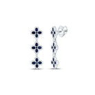 Blue Sapphire Fine Jewellery Earrings with Elegant Styling - Splendid Jewellery