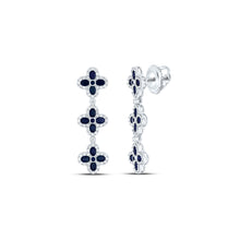 Load image into Gallery viewer, Blue Sapphire Fine Jewellery Earrings with Elegant Styling - Splendid Jewellery