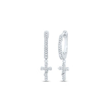 Load image into Gallery viewer, Diamond Earrings in 10K White Gold for Everyday Wear - Splendid Jewellery