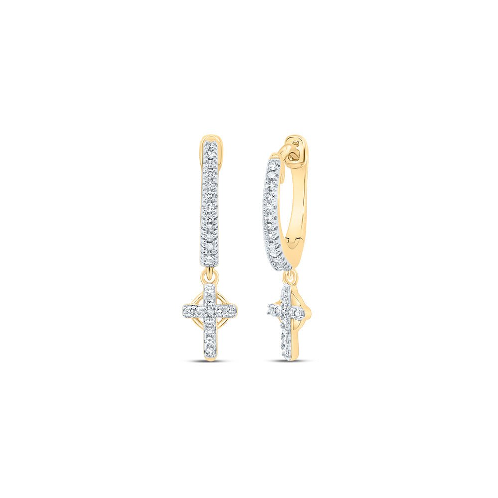 10K Yellow Gold Diamond Earrings Gift Edition - Splendid Jewellery