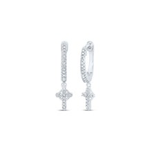 Load image into Gallery viewer, 10K White Gold Gift - Ready Diamond Earrings with Natural Sparkle - Splendid Jewellery