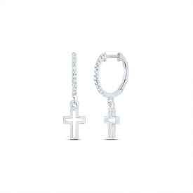 Diamond Earrings in 14K White Gold Gift Edition - Splendid Jewellery
