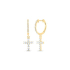 Diamond Earrings in 14K Yellow Gold Gift Edition - Splendid Jewellery
