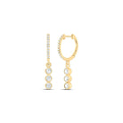 14K Yellow Gold Gift - Ready Diamond Earrings Gift Edition - Splendid Jewellery