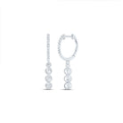 14K White Gold Diamond Earrings - Splendid Jewellery