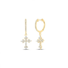 Load image into Gallery viewer, 14K Yellow Gold Luxury Diamond Earrings Gift Edition - Splendid Jewellery