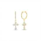 14K Yellow Gold Luxury Diamond Earrings Gift Edition - Splendid Jewellery