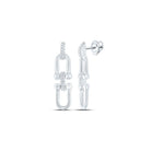 14K White Gold Luxury Diamond Earrings Gift Edition - Splendid Jewellery
