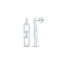 Load image into Gallery viewer, 14K White Gold Luxury Diamond Earrings Gift Edition - Splendid Jewellery