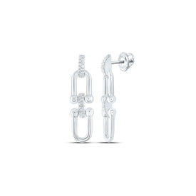 14K White Gold Luxury Diamond Earrings Gift Edition - Splendid Jewellery