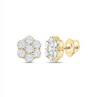 Diamond Earrings in 14K Yellow Gold Gift Edition - Splendid Jewellery