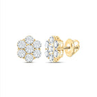 Diamond Earrings in 14K Yellow Gold Gift Edition - Splendid Jewellery