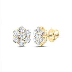 Diamond Earrings in 14K Yellow Gold Gift Edition - Splendid Jewellery