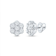 Load image into Gallery viewer, 14K White Gold Gift - Ready Diamond Earrings with Elegant Styling - Splendid Jewellery