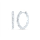 Diamond Fine Jewellery Hoop Earrings with Elegant Styling - Splendid Jewellery