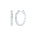 Diamond Fine Jewellery Hoop Earrings with Elegant Styling - Splendid Jewellery