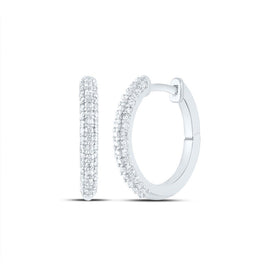 Diamond Fine Jewellery Hoop Earrings with Elegant Styling - Splendid Jewellery