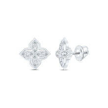 Load image into Gallery viewer, 14K White Gold Diamond Earrings for Everyday Wear Gift Edition - Splendid Jewellery