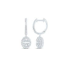 Load image into Gallery viewer, 14K White Gold Diamond Earrings for Everyday Wear with Natural Sparkle - Splendid Jewellery