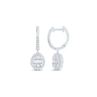 14K White Gold Diamond Earrings for Everyday Wear with Natural Sparkle - Splendid Jewellery