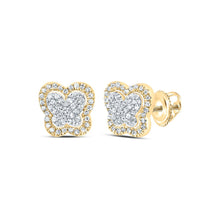 Load image into Gallery viewer, 10K Yellow Gold Gift - Ready Diamond Earrings with Fine Detail - Splendid Jewellery