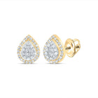 10K Yellow Gold Gift - Ready Diamond Earrings Gift Edition - Splendid Jewellery