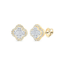 Load image into Gallery viewer, 10K Yellow Gold Diamond Stud Earrings - Splendid Jewellery