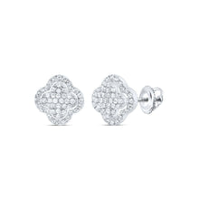 Load image into Gallery viewer, 10K White Gold Diamond Stud Earrings 1/5 Cttw - Splendid Jewellery