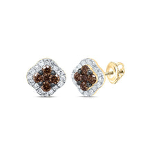 Load image into Gallery viewer, 10K Yellow Gold Gift - Ready Diamond Earrings for Everyday Wear - Splendid Jewellery