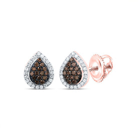 10K Rose Gold Luxury Diamond Stud Earrings Gift Edition - Splendid Jewellery