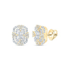10K Yellow Gold Emerald Earrings for Everyday Wear Gift Edition - Splendid Jewellery