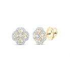 10K Yellow Gold Diamond Stud Earrings Gift Edition - Splendid Jewellery