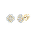 10K Yellow Gold Diamond Stud Earrings Gift Edition - Splendid Jewellery