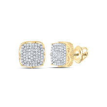 Load image into Gallery viewer, 10K Yellow Gold Diamond Earrings for Everyday Wear with Elegant Styling - Splendid Jewellery