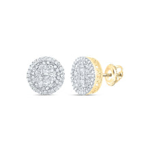 Load image into Gallery viewer, 10K Yellow Gold Luxury Diamond Stud Earrings with Elegant Styling - Splendid Jewellery