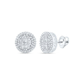 10K White Gold Gift - Ready Diamond Earrings with Natural Sparkle - Splendid Jewellery