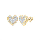 10K Yellow Gold Luxury Diamond Stud Earrings with Natural Sparkle - Splendid Jewellery