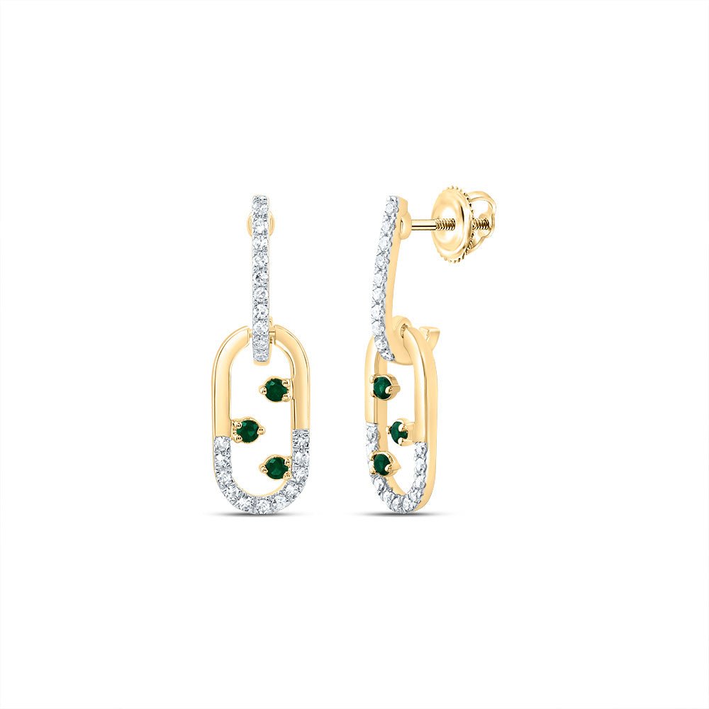 Emerald Earrings 1/6 Cttw Gift Edition - Splendid Jewellery