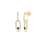 Emerald Earrings with Natural Sparkle Gift Edition - Splendid Jewellery