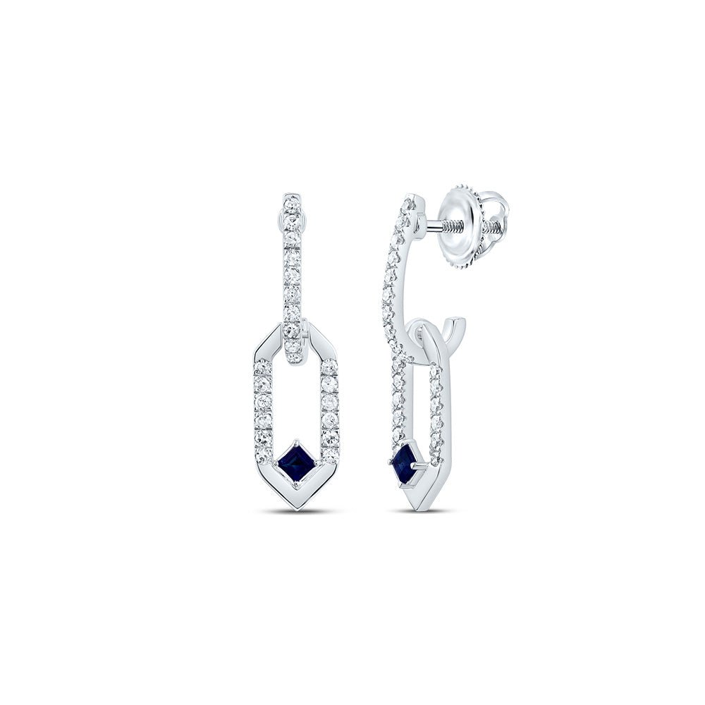 Blue Sapphire Fine Jewellery Earrings - Splendid Jewellery