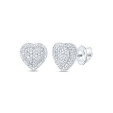 Load image into Gallery viewer, 10K White Gold Diamond Earrings 3/8 Cttw Gift Edition - Splendid Jewellery