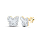 10K Yellow Gold Diamond Earrings for Everyday Wear Gift Edition - Splendid Jewellery